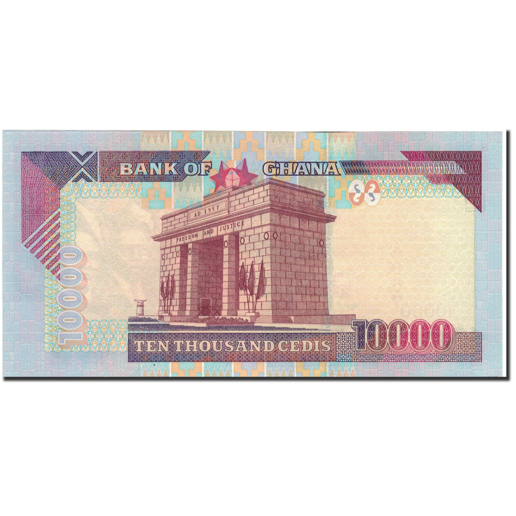 Banconote, Ghana, 10,000 Cedis, 2006, 2006-08-04, KM:35c, FDS