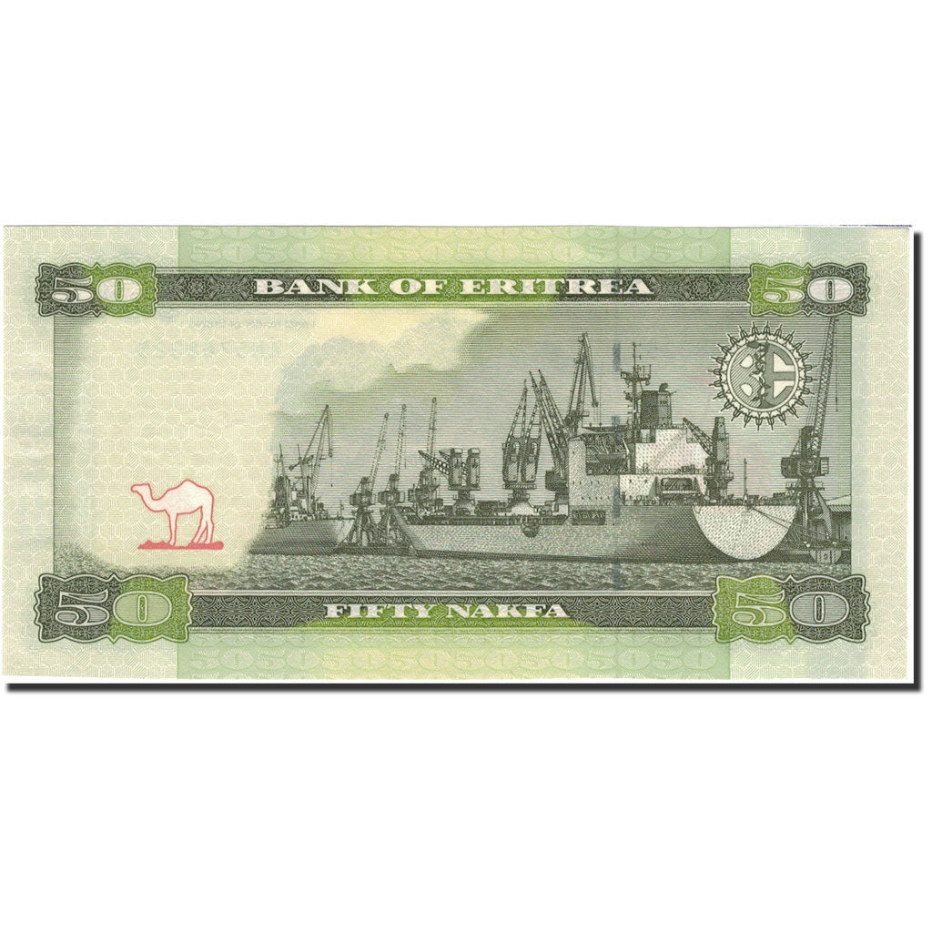 Banknot, Erytrea, 50 Nakfa, 2011, 2011-05-24, KM:9, UNC(63)