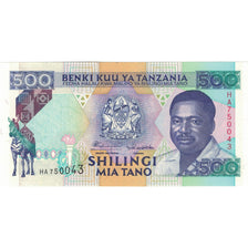 Banconote, Tanzania, 500 Shilingi, Undated (1993), Undated (1993), KM:26b, FDS
