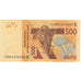 Billet, West African States, 500 Francs, 2012, 2012, NEUF