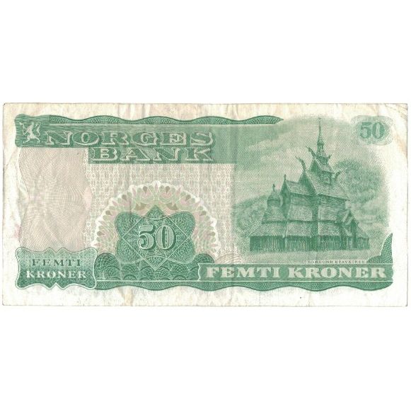 Banknote, Norway, 50 Kroner, 1983, KM:37D, EF(40-45)