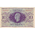 Banknot, Francuska Afryka Równikowa, 10 Francs, KM:16a, AU(50-53)