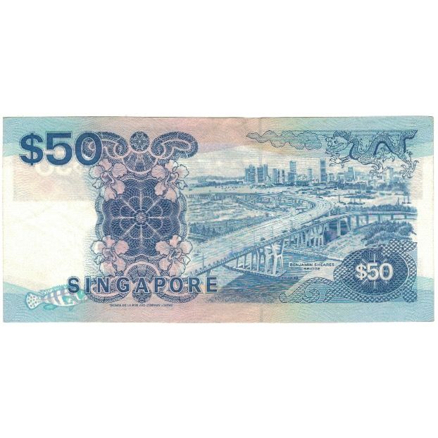 Banknote, Singapore, 50 Dollars, 1994, KM:22a, AU(50-53)