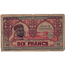 Banconote, Algeria, 10 Francs, 1943, 1943, B+