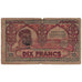Billet, Algeria, 10 Francs, 1943, 1943, B+