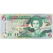 Banconote, Stati dei Caraibi Orientali, 5 Dollars, Undated (2000), KM:37v, FDS