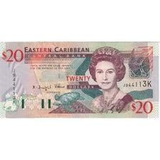Banconote, Stati dei Caraibi Orientali, 20 Dollars, Undated (2000), KM:39k, FDS