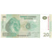 Biljet, Republiek Congo, 20 Francs, 2003, 2003-06-30, NIEUW