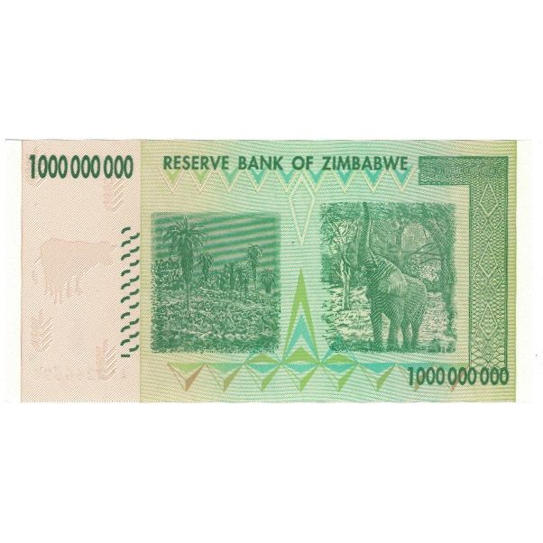 Billet, Zimbabwe, 1 Billion Dollars, 2008, 2008-12-19, KM:83, NEUF
