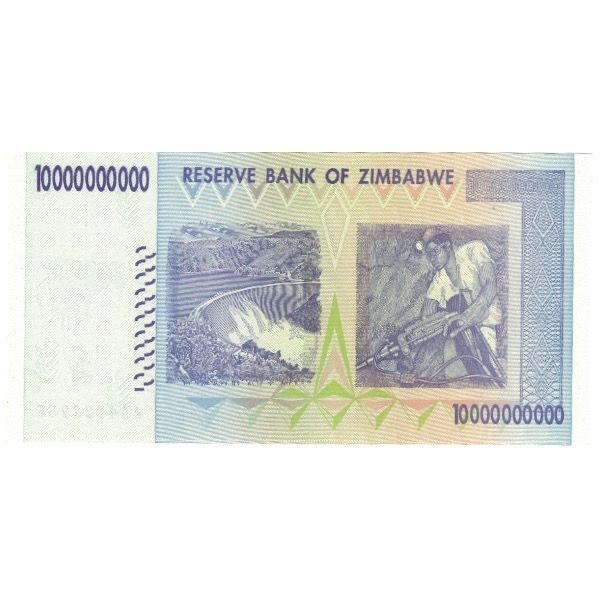 Billete, 10 Billion Dollars, 2008, Zimbabue, 2008-12-19, KM:85, UNC