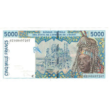 Banknote, West African States, 5000 Francs, 2002, Undated, KM:913Sg, UNC(65-70)