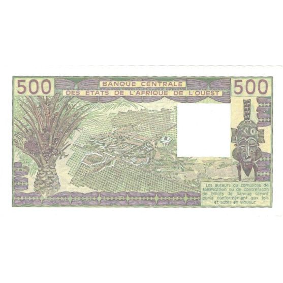 Geldschein, West African States, 500 Francs, UNZ