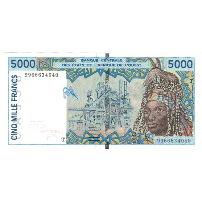 Banknote, West African States, 5000 Francs, 1998, 1998, KM:313Ch, UNC(65-70)