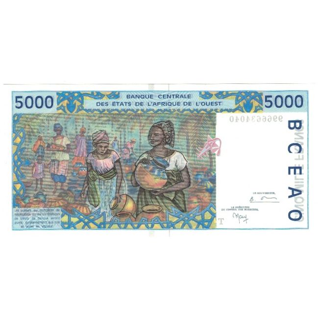 Banknote, West African States, 5000 Francs, 1998, 1998, KM:313Ch, UNC(65-70)