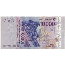 Banknote, West African States, 10,000 Francs, 2003, 2003, KM:118Aa, EF(40-45)