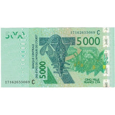 Banconote, Stati dell'Africa occidentale, 5000 Francs, 2003, 2003, KM:117Aa, SPL