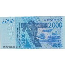 Geldschein, West African States, 2000 Francs, 2003, 2003, KM:316Ca, UNZ-