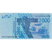 Banconote, Stati dell'Africa occidentale, 2000 Francs, 2003, 2003, KM:316Ca, SPL