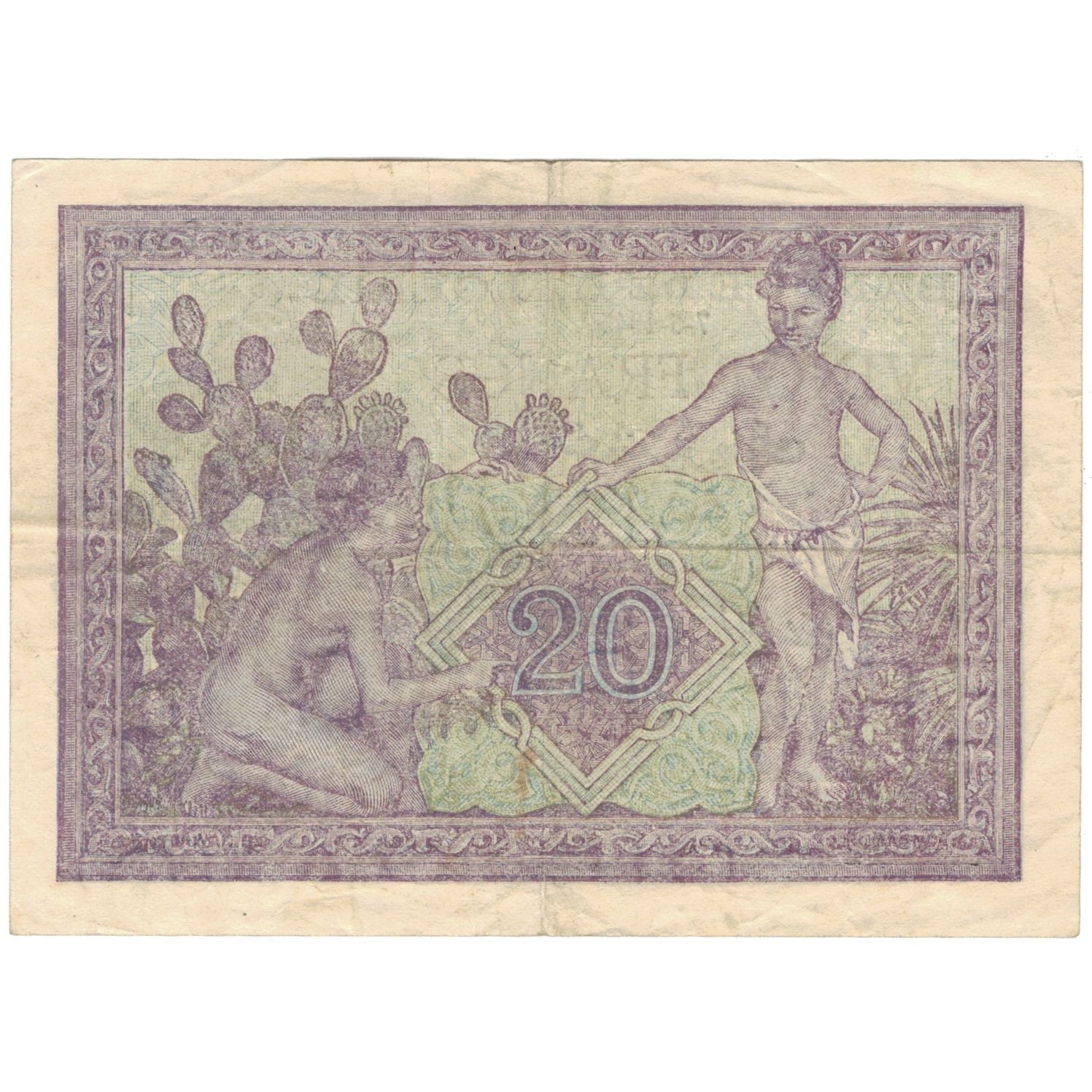 Geldschein, Algeria, 20 Francs, 1944, 1944-04-25, KM:92b, SS