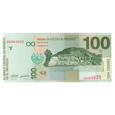 Biljet, El Salvador, 100 Colones, 1997, 1997-07-07, KM:151a, NIEUW