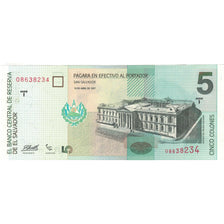 Nota, El Salvador, 5 Colones, 1997, 1997-07-07, KM:147a, UNC(65-70)