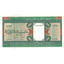 Billet, Mauritanie, 500 Ouguiya, 1996, KM:6i, SPL+