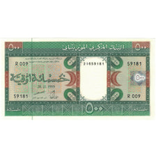 Nota, Mauritânia, 500 Ouguiya, 1999, 1999-11-28, KM:8a, UNC(63)