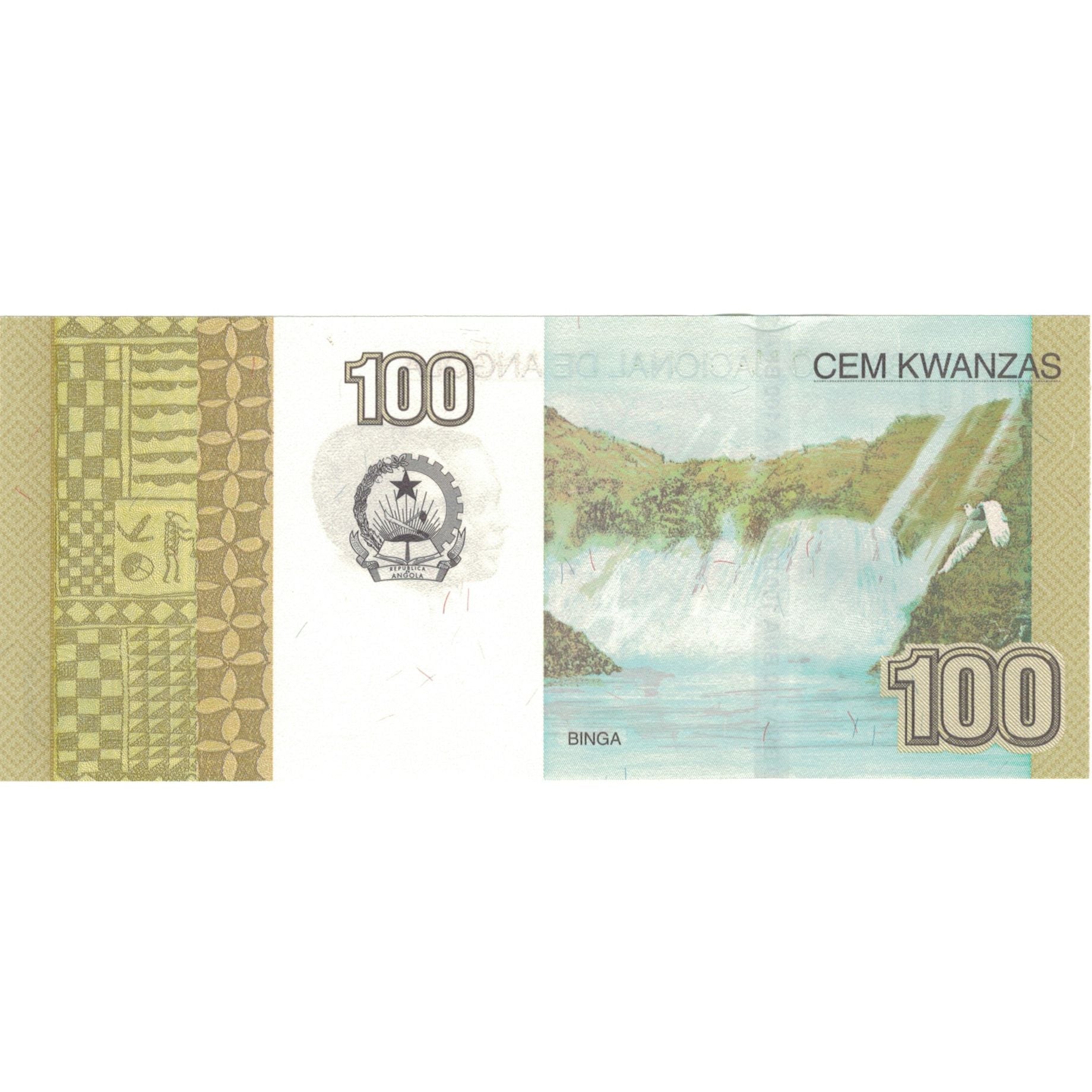 Banknot, Angola, 100 Kwanzas, 2012, 2012, KM:153, UNC(60-62)