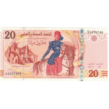 Geldschein, Tunesien, 20 Dinars, 2011, 2011-03-20, KM:93, UNZ-