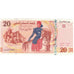 Geldschein, Tunesien, 20 Dinars, 2011, 2011-03-20, KM:93, UNZ-