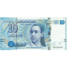 Geldschein, Tunesien, 10 Dinars, 2013, 2013-03-20, KM:96, UNZ-