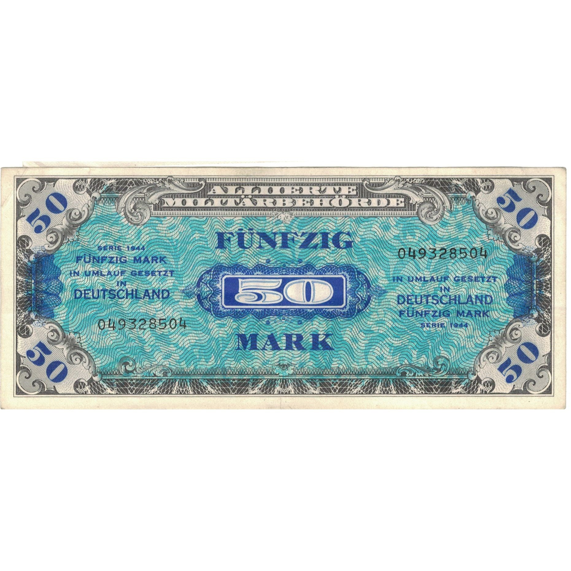 Banknot, Niemcy, 50 Mark, 1944, 1944, KM:196b, UNC(63)