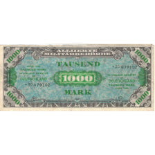 Billet, Allemagne, 1000 Mark, 1944, 1944, KM:198a, TB+