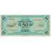 Italy, 50 Lire, 1943A, KM:M20a, Undated, VF(20-25)