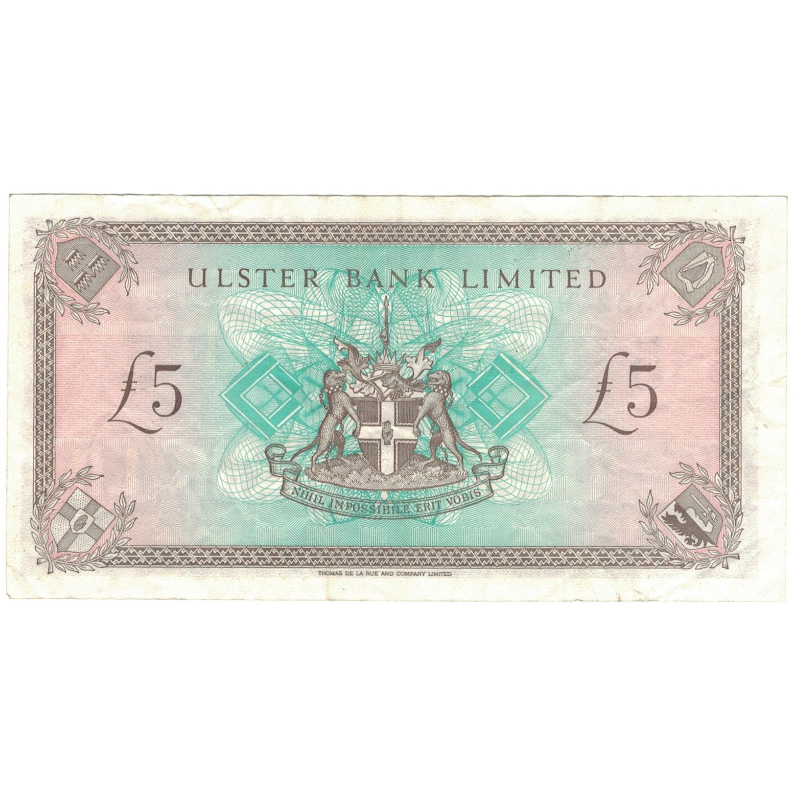 Billet, Northern Ireland, 5 Pounds, 2007, 2007-07-01, KM:340, TTB