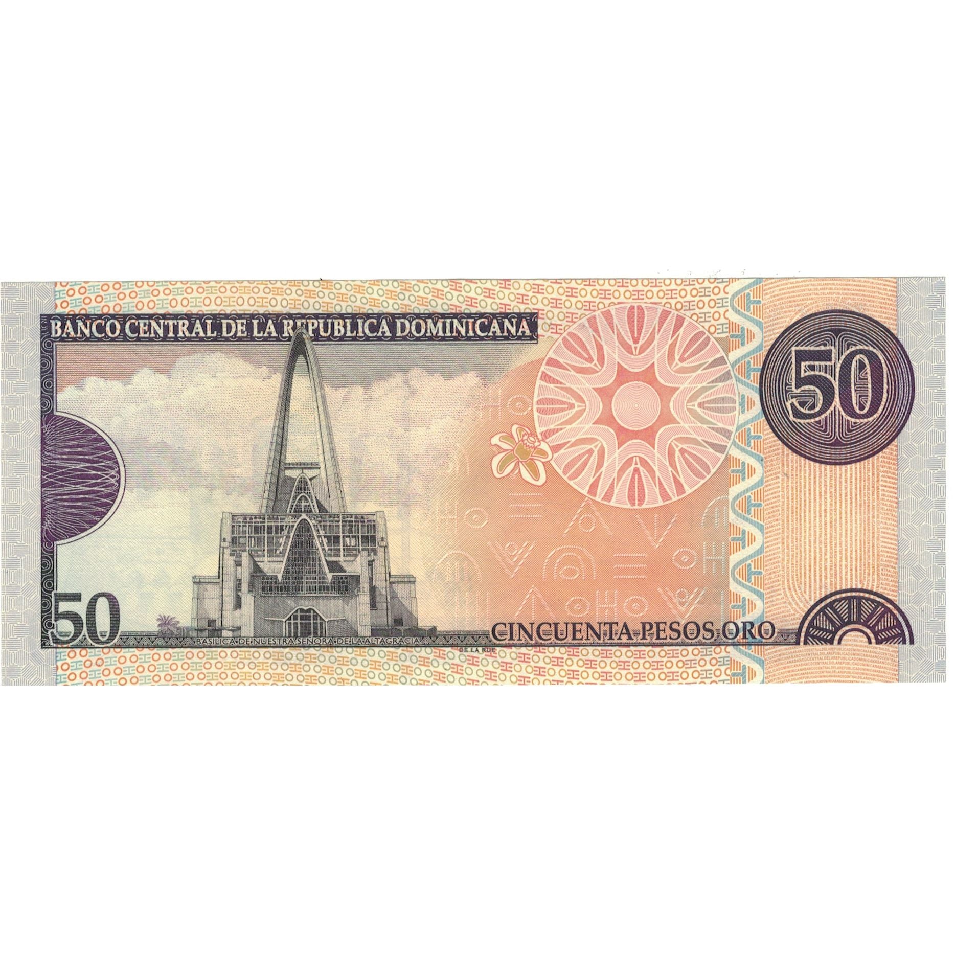 Geldschein, Dominican Republic, 50 Pesos Oro, 2008, KM:176b, UNZ-