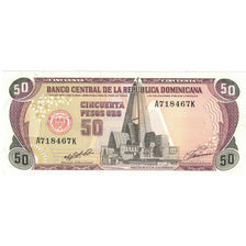 Billet, Dominican Republic, 50 Pesos Oro, 1991, 1991, KM:135b, SPL+