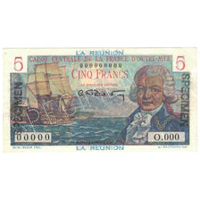 Billete, 5 Francs, La Reunión, Specimen, KM:41s, SC+