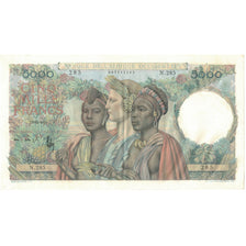Banconote, Africa occidentale francese, 5000 Francs, 1950, 1950-12-22, KM:43