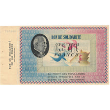 França, Secours National, 100 Francs, Undated (1941), AU(55-58)