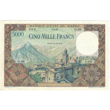 Billet, Maroc, 5000 Francs, Specimen, KM:49, SPL+