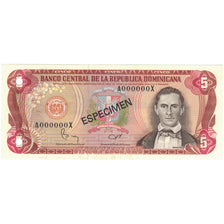 Banconote, Repubblica domenicana, 5 Pesos Oro, 1982, 1982, Specimen, KM:118s1