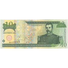 Geldschein, Dominican Republic, 10 Pesos Oro, 2000, KM:159a, UNZ-