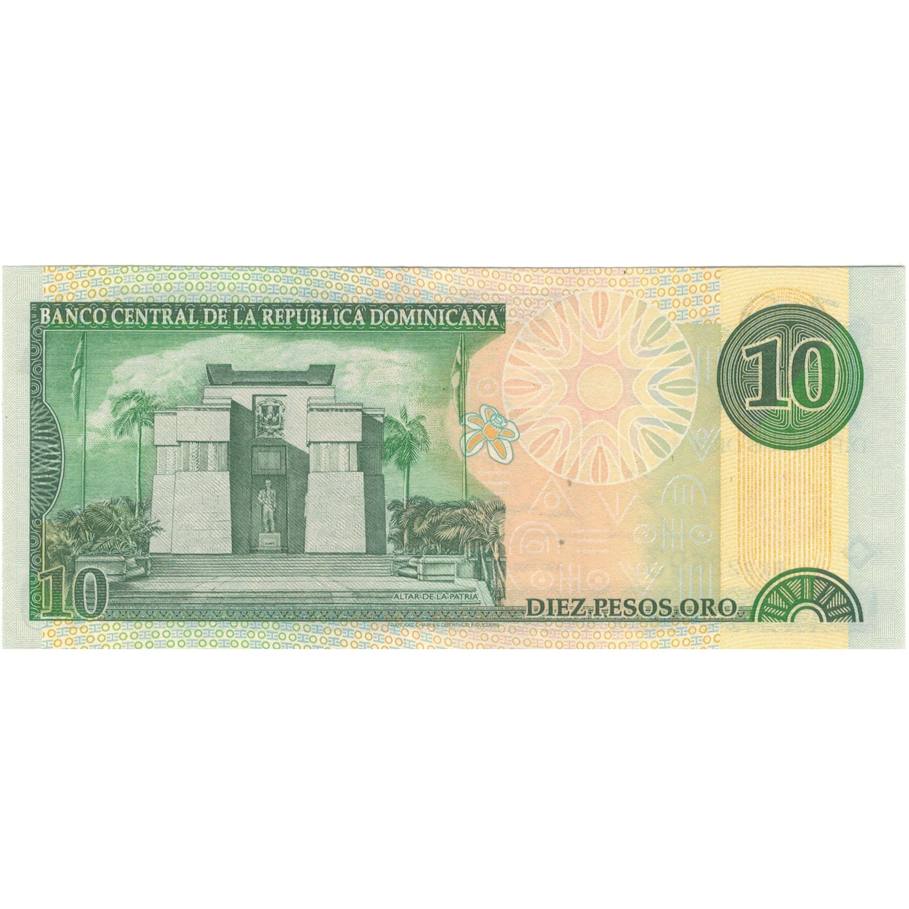 Geldschein, Dominican Republic, 10 Pesos Oro, 2000, KM:159a, UNZ-