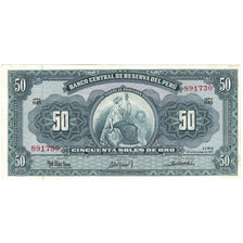 Billet, Pérou, 50 Soles De Oro, 1963, 1963-09-20, KM:85a, SPL