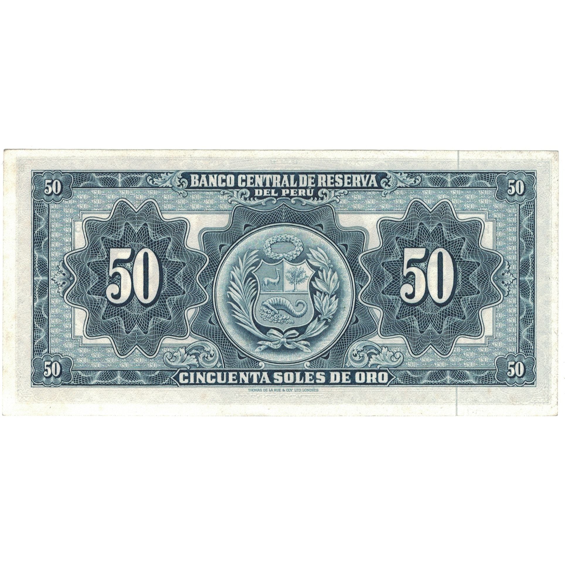 Geldschein, Peru, 50 Soles De Oro, 1963, 1963-09-20, KM:85a, UNZ-