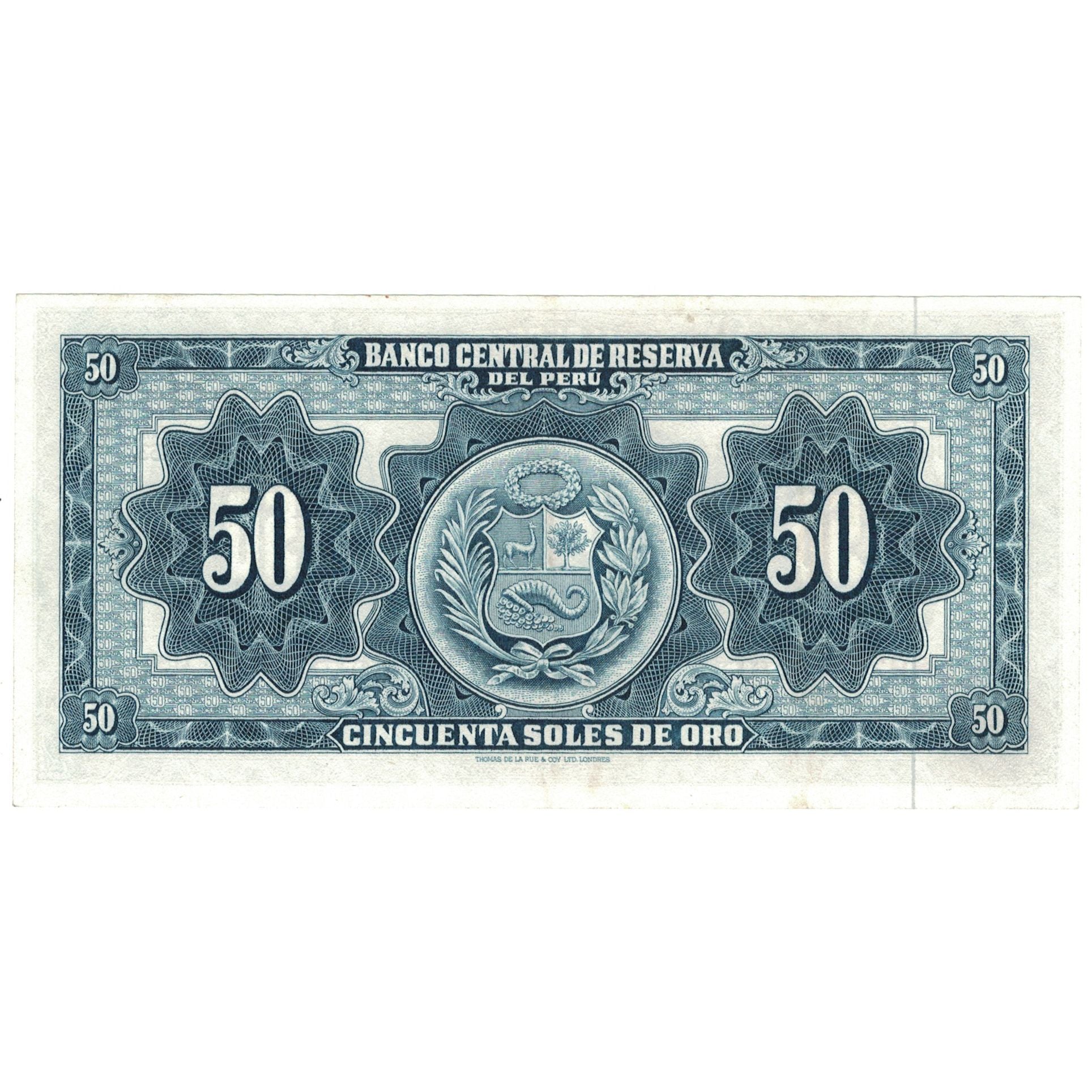 Banconote, Perù, 50 Soles De Oro, 1963, 1963-09-20, KM:85a, SPL