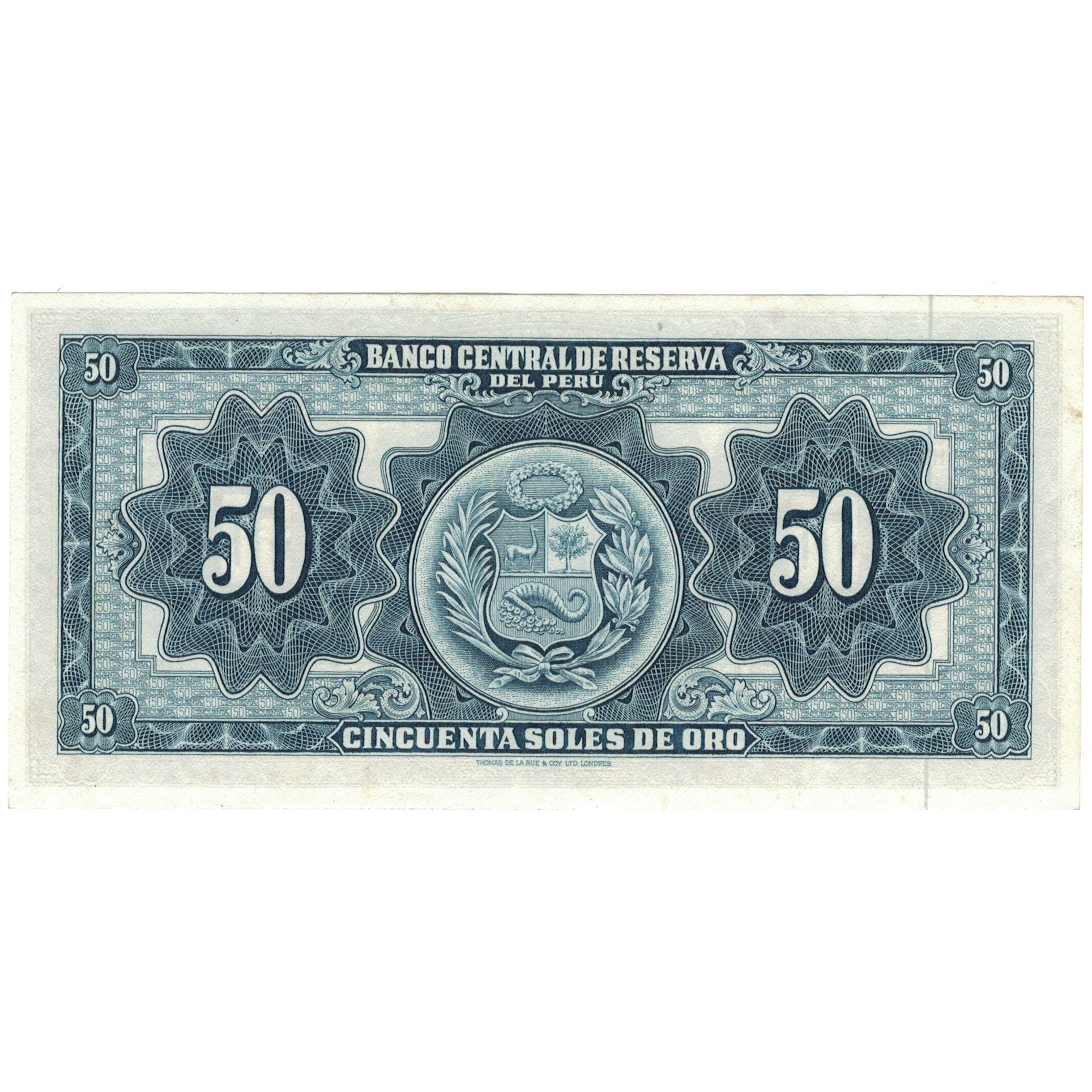 Geldschein, Peru, 50 Soles De Oro, 1963, 1963-09-20, KM:85a, UNZ-