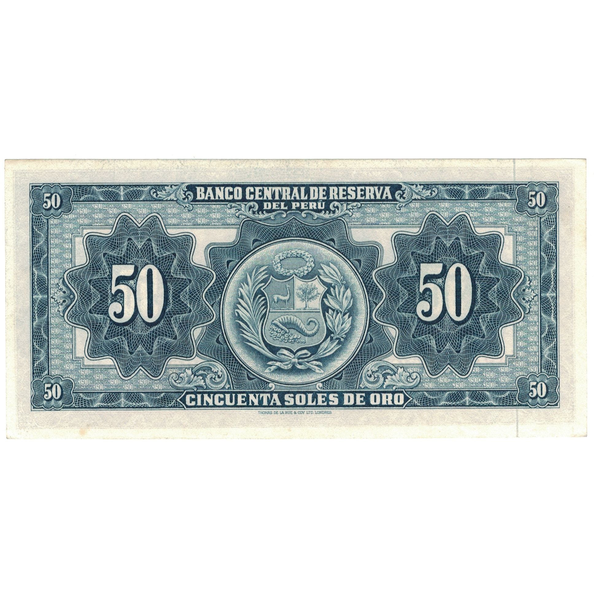 Banconote, Perù, 50 Soles De Oro, 1963, 1963-09-20, KM:85a, SPL