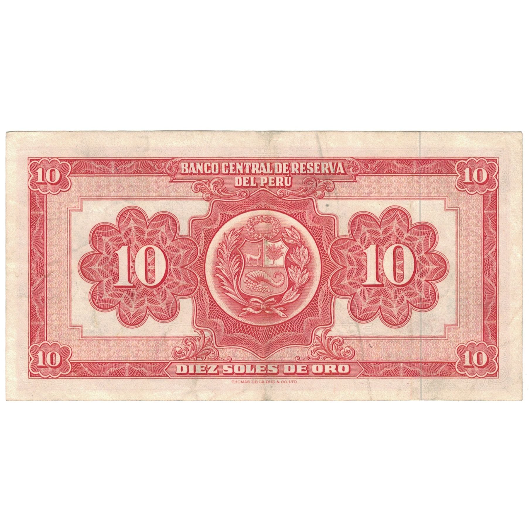 Banknote, Peru, 10 Soles De Oro, 1967, 1967-05-25, KM:84a, AU(55-58)